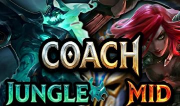 Coach wild rift Jungle | Mid lane | Top lane