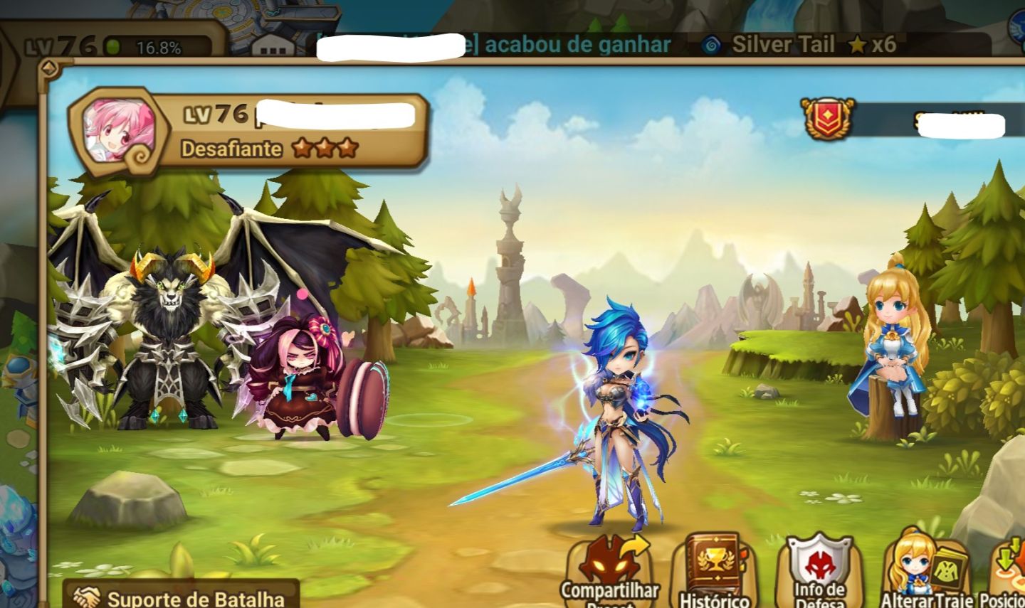 Conta Summoners War | 2 LD Nat 5 (Giselle + Shan) + Full Access