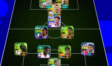 CONTA EFOOTBALL MESSI 109 MAT + AGÜERO 104 + SUÁREZ 104 + CASILLAS 105 3166