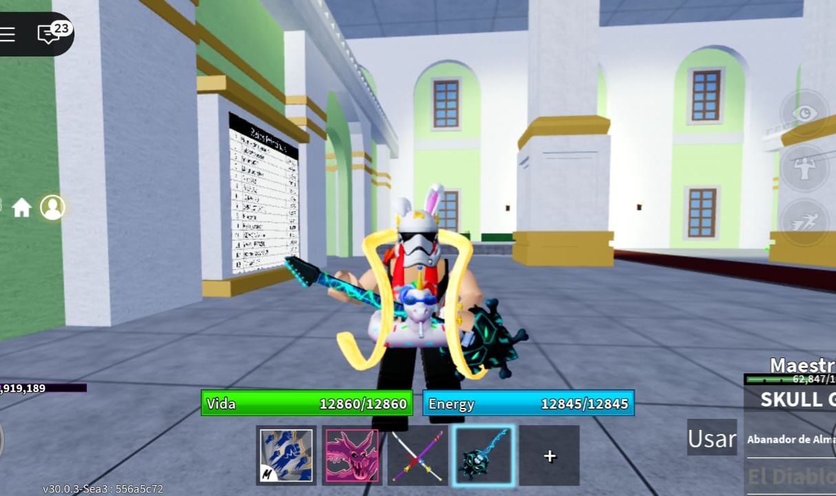 CONTA FOCADA EM BLOX FRUIT COM 4 RAÇAS V3, 3 FRUIT STORAGE E OUTROS GAME PASS