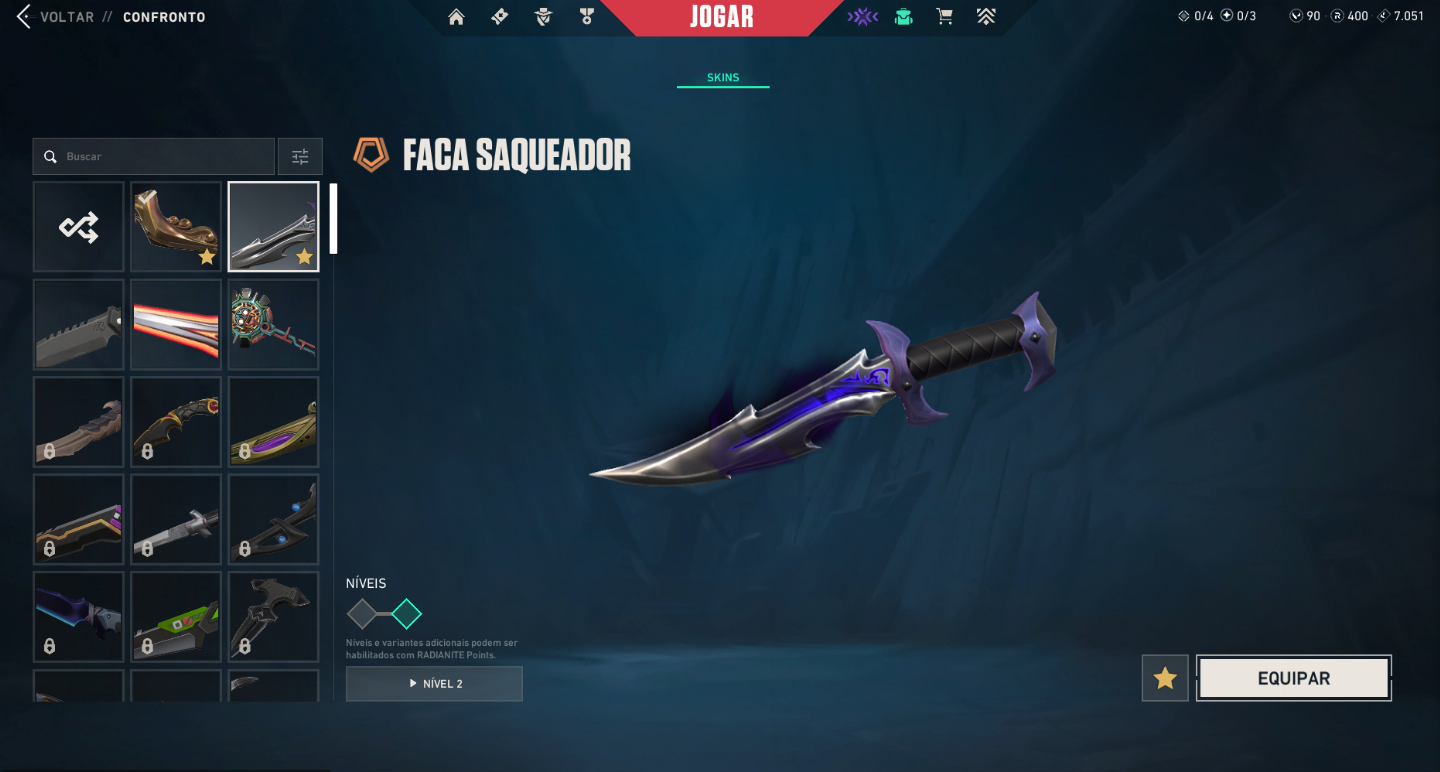 CONTA DE VALORANT COM SKINS MMR BOM.
