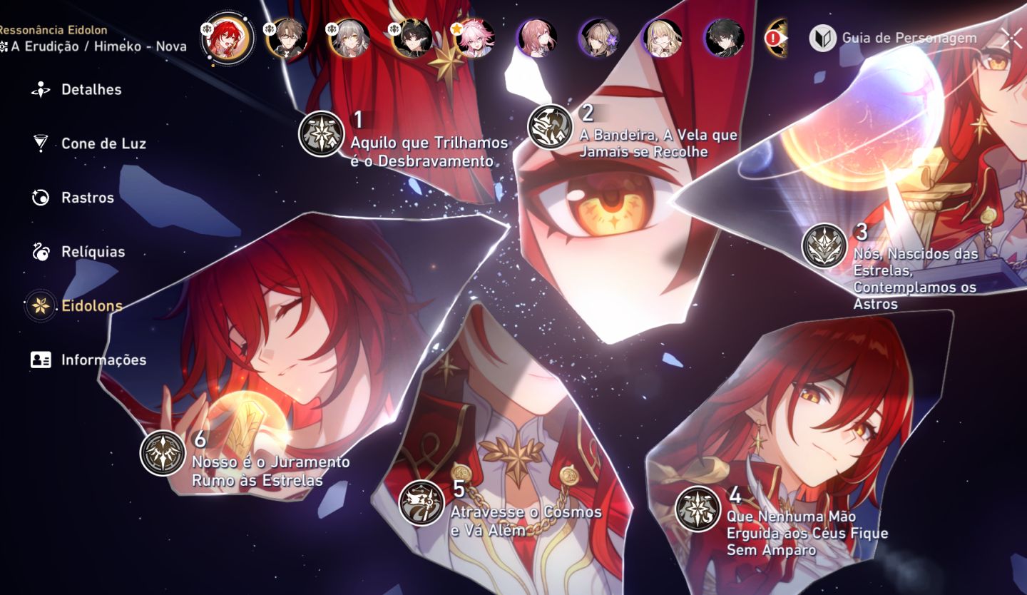 HSR - Himeko Nova E6S4 + Dan PT E0S1 + Gilga E0S1 + Eva