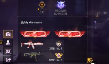 Conta free fire preço de revenda, conta com skin raras