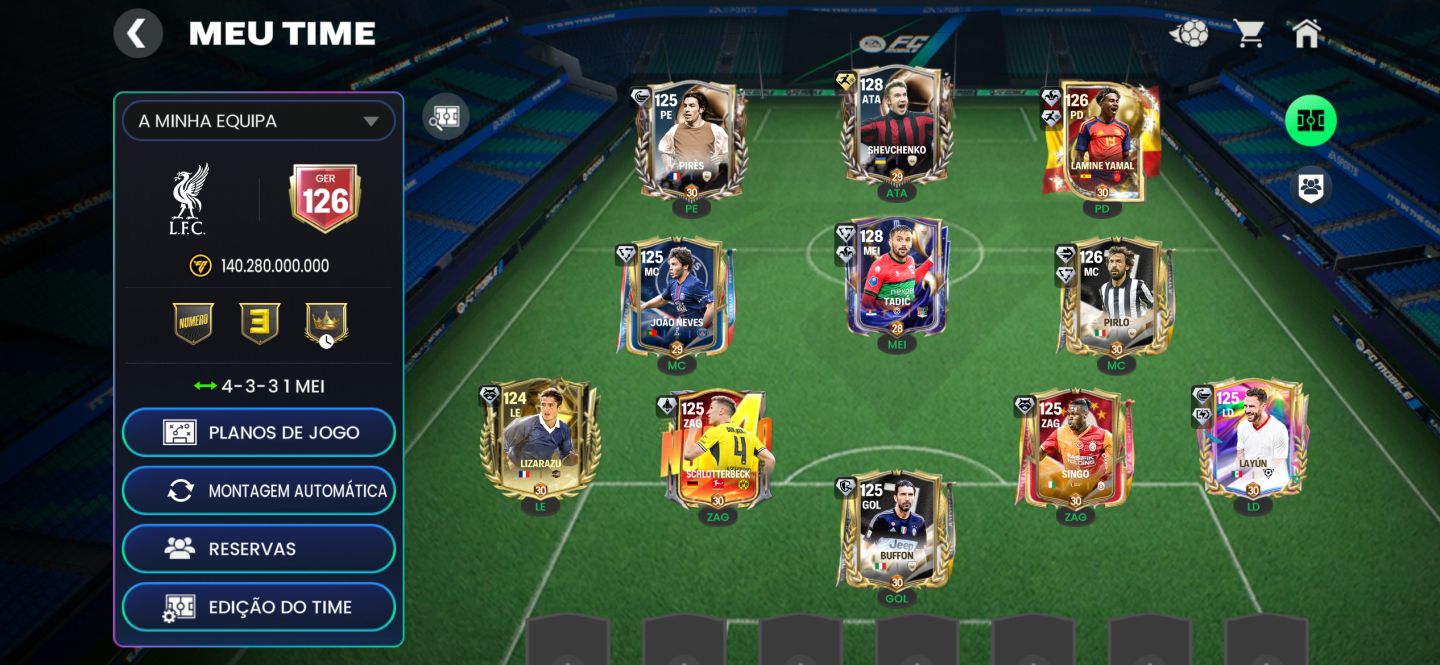 CONTA FC MOBILE GER 126 COM NOVOS ICONS JÁ UPADOS!