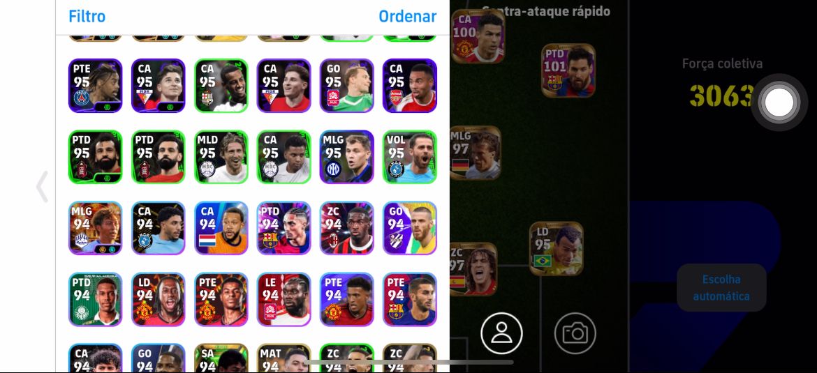 CONTA DE EFOOTBALL