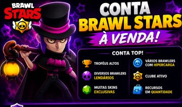 CONTA BRAWL STARS COM 16.485 TROFÉUS | 47 BRAWLERS | 80 GEMAS | 9K MOEDAS | ETC