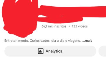 CANAL DO YOUTUBE 68K+ INSCRITOS PARCIALMENTE MONETIZADO
