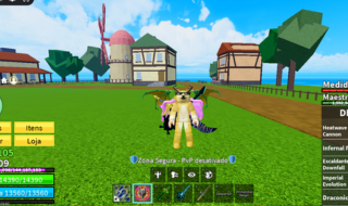 CONTA DE BLOX FRUITS COM DRAGON PERM E TODAS AS GAMEPASSES