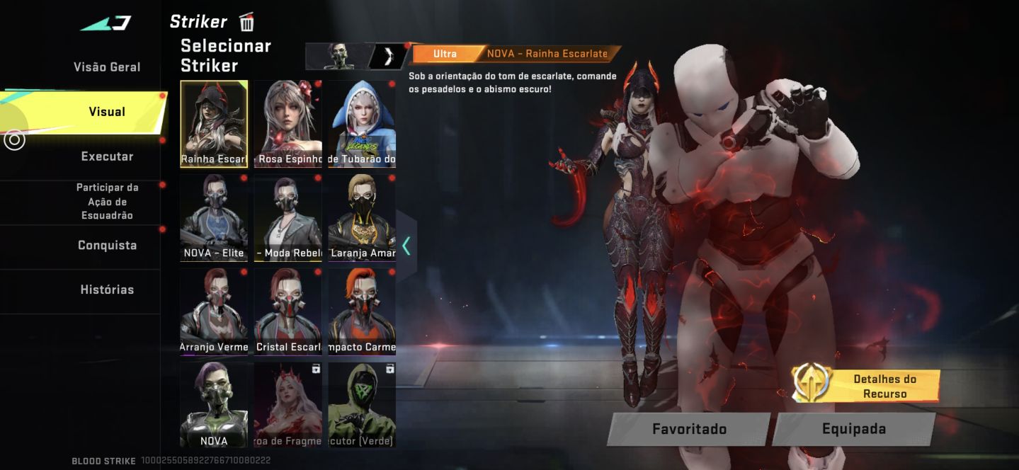 Conta BLood strike +de 3k gasto na conta mts eternas e 2 evo