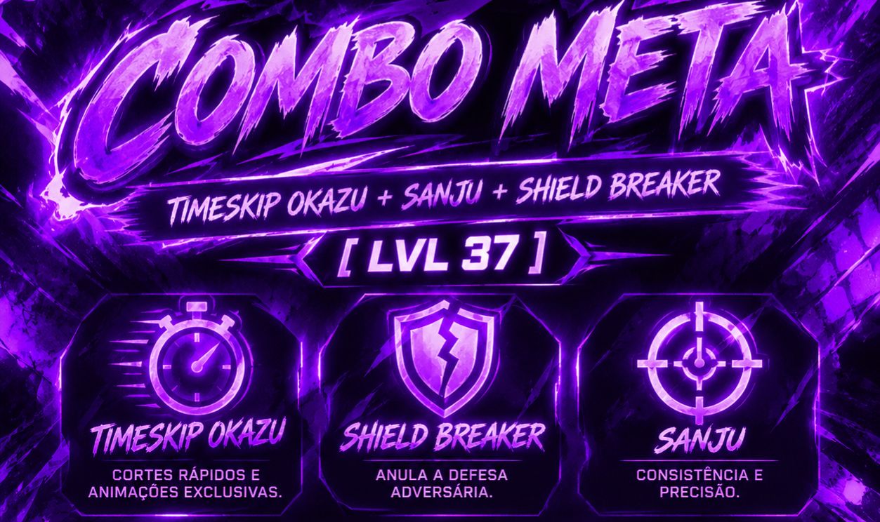 [LVL 37] TIMESKIP OKAZU + SANJU + SHIELD BREAKER | FULL ACESSO