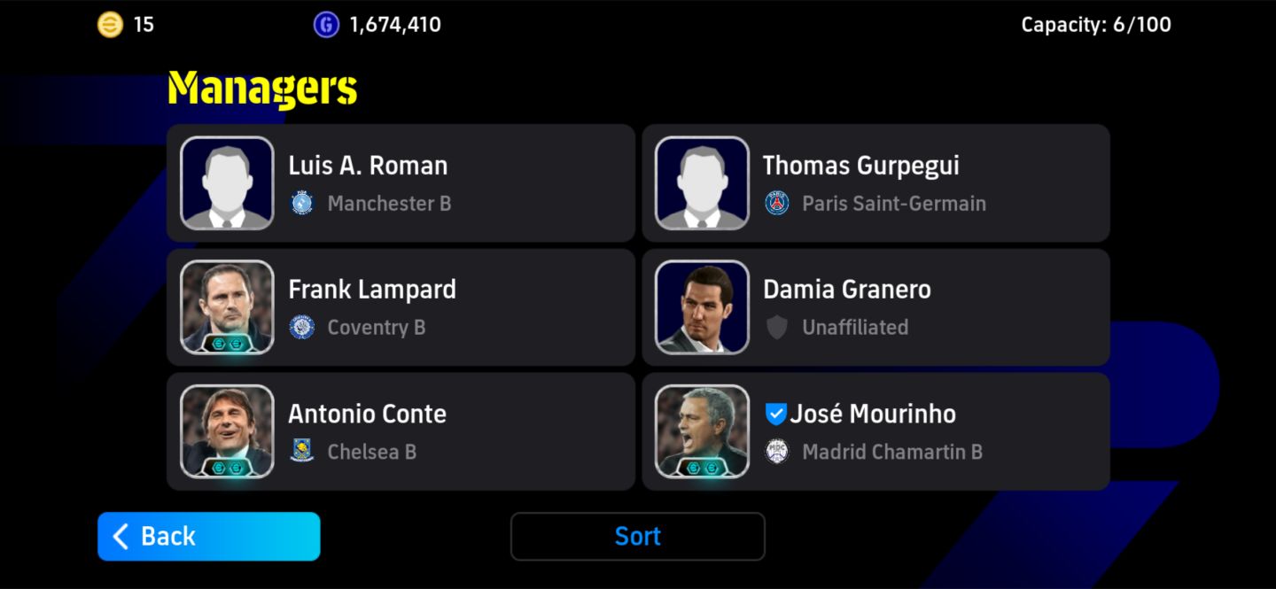 Conta eFootball mobile SEMI FULL