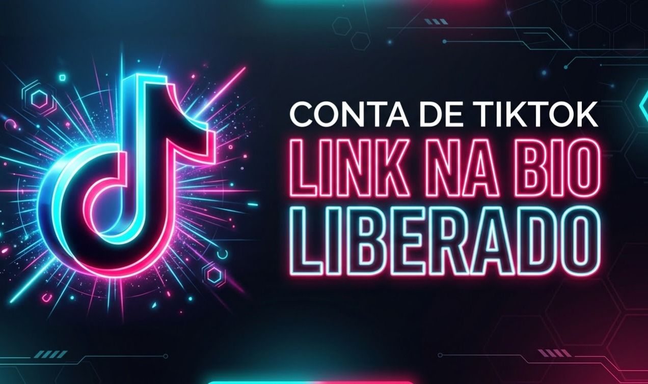 CONTA DE TIKTOK COM LINK NA BIO LIBERADO