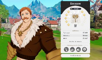The Seven Deadly Sins Origin - Escanor C7 + Meli C4 (Traje + Lostvayne)