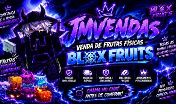 VENDAS DE FRUTAS FÍSICA BLOX FRUITS