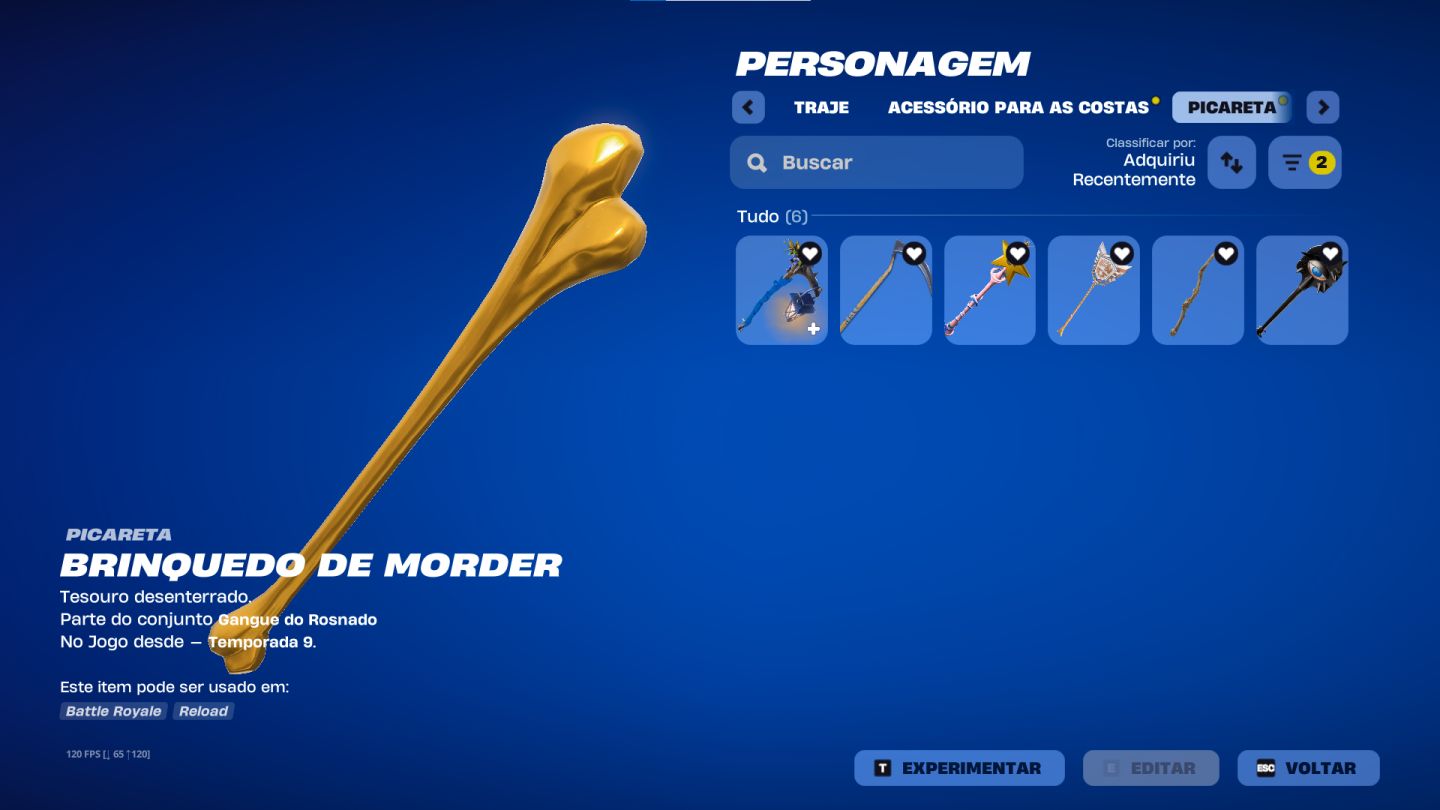 CONTA FORTNITE RARA À VENDA | Skin Safari + Picareta Brinquedo de Morder