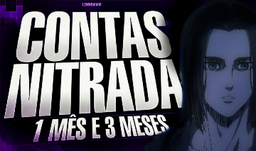 (DISCORD) CONTA NITRADA 3 MESES E 1 MÊS NITRO + VIRGEM + ENTREGA RAPIDA !!!