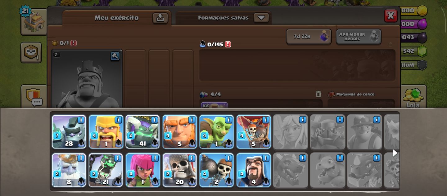 CONTA CLASH OF CLANS - CV 7