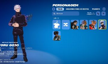 CONTA FORTNITE GOJO + TRACE + ERA + RIAN | FULL ACESSO