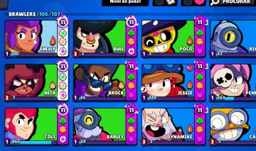Conta Braw Stars FULL LEVEL 11 E MUITO BEM DE SKIN