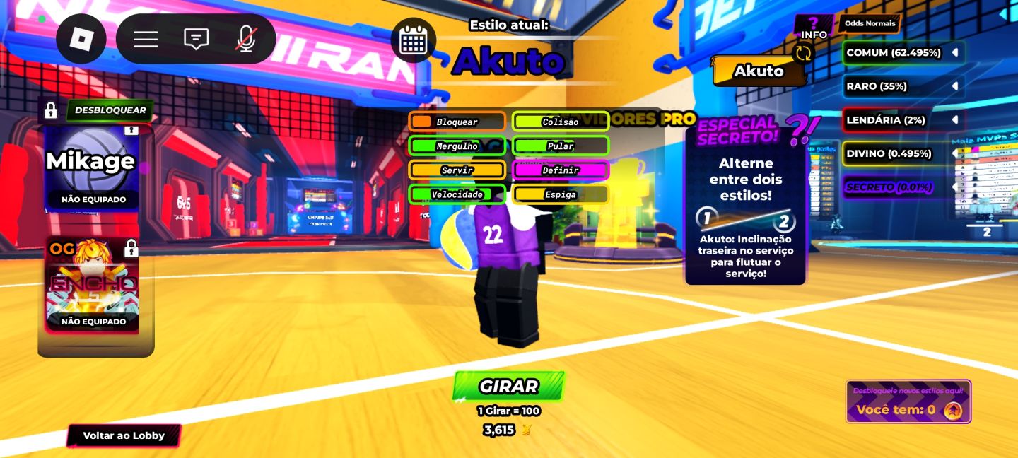 Conta de Roblox (VBL) com varios secretos
