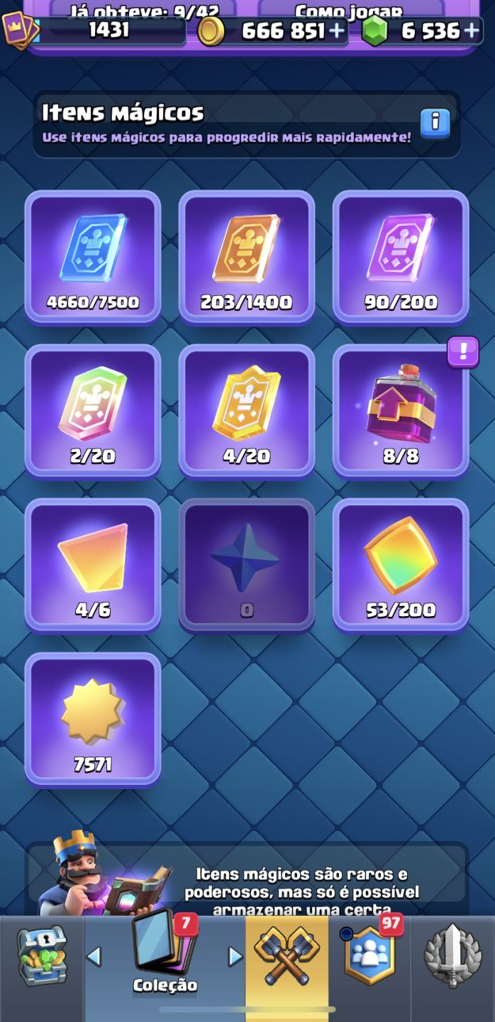 CLASH ROYALE 8 ANOS | KT15 | 11.1K TROFÉUS | 6.5K GEMAS | LVL 16