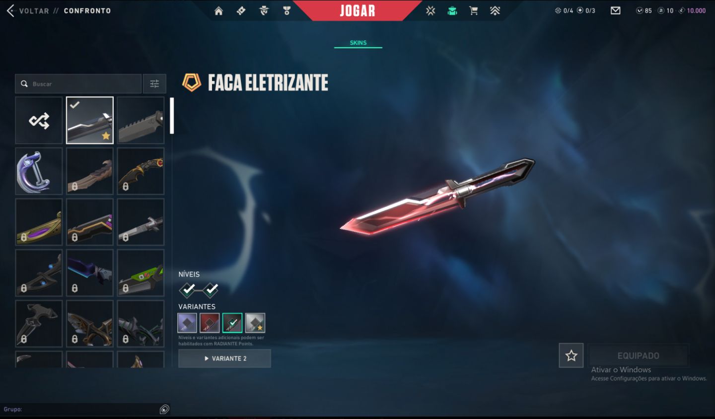 Conta Valorant Imortal com Vandal Gaia