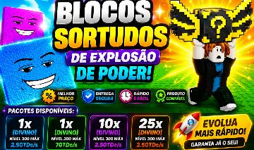 [DESCONTO] Blocos Sortudos De Explosão De Poder!