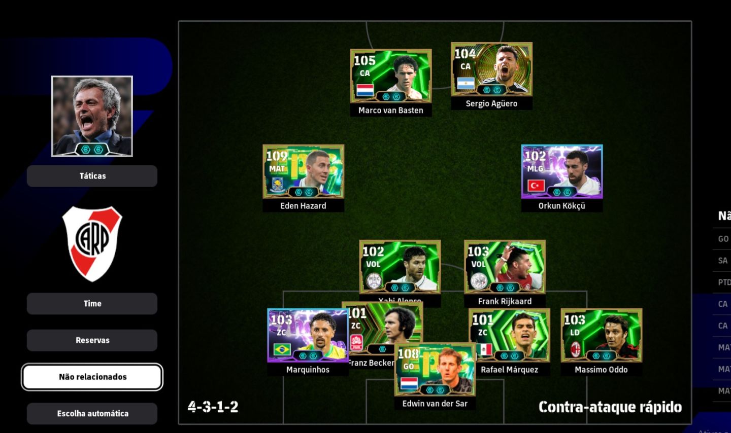 CONTA eFOOTBALL 3213 DE FORÇA! HAZARD 109, VAN BASTEN, AGÜERO E LENDAS!