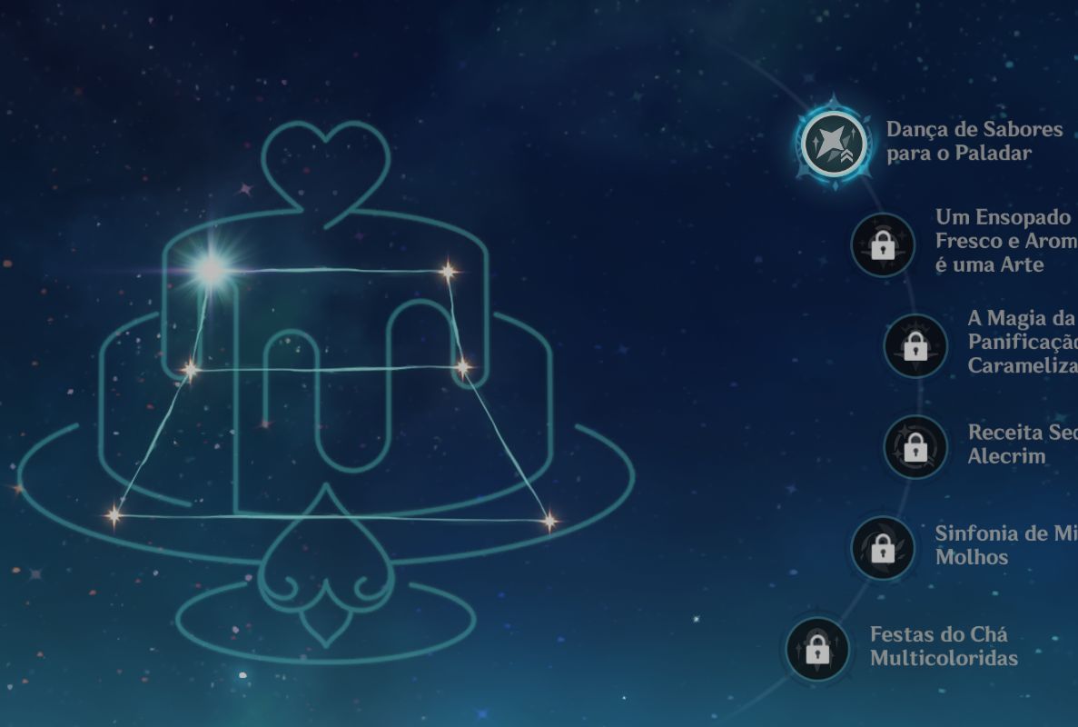 Conta genshin impact rank 60 com personagens com constelações e assinaturas
