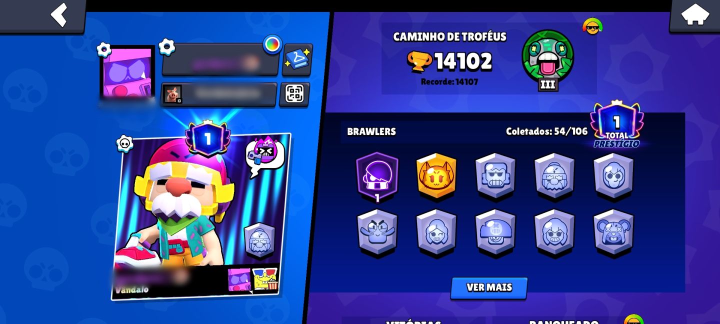 14.1K TROFÉUS | 54 BRAWLERS | CONTA TOP!