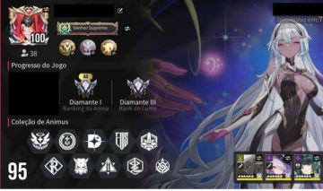 Conta Etheria END game todos os personagens