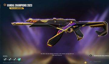CONTA VALORANT IMORTAL 2 + CHAMPIONS 2023 + SAQUEADOR KARAMBIT ( negociável)