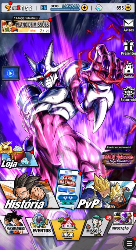 DRAGON BALL LEGENDS UL COOLA LR FREEZA + TIME ESTRELADO