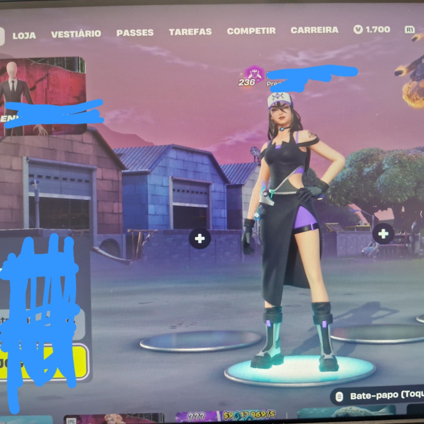 Conta antiga 2017 de fortnite, possui 70 reais pra hoje