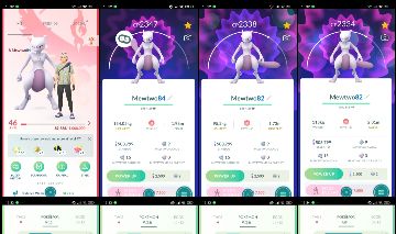 3 MEWTWO + 10 LENDÁRIOS + 50 SHINIES + 9 SPECIAL BACKGROUNDS | LVL 46 pk20