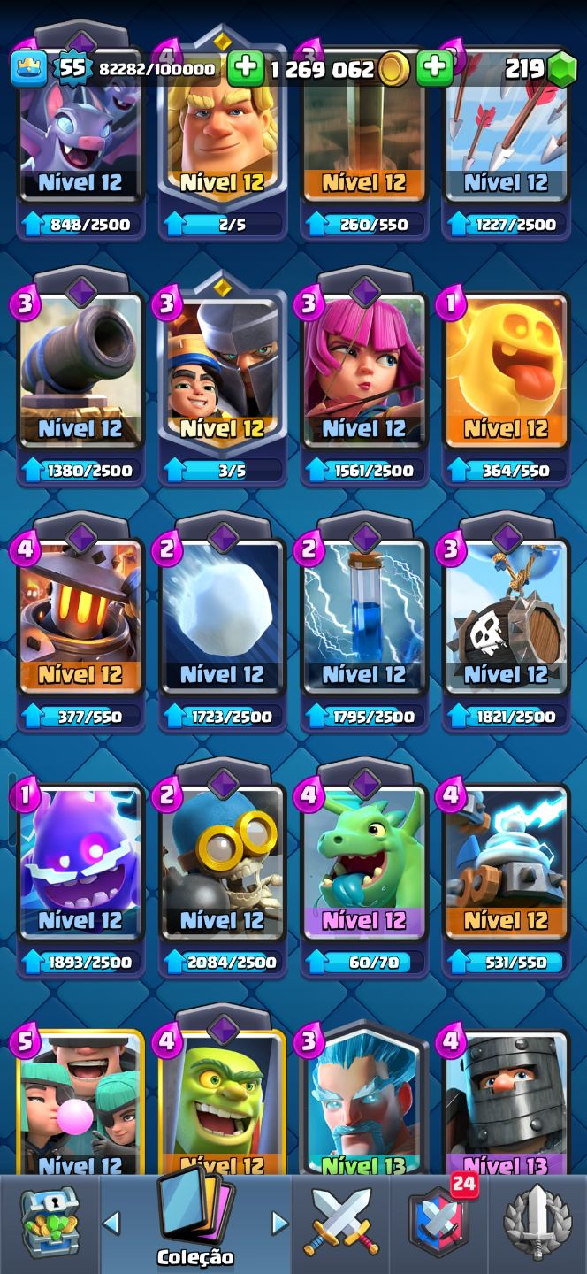 CONTA CLASH ROYALE BOA PRA JOGAR