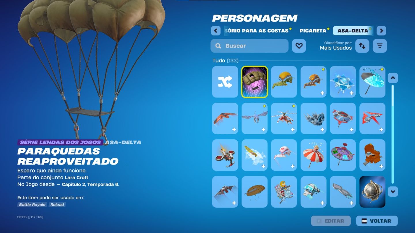 [VENDA] CONTA FORTNITE RARA + EPIC FULL COM JOGOS - 105 SKINS + GALÁXIA OG