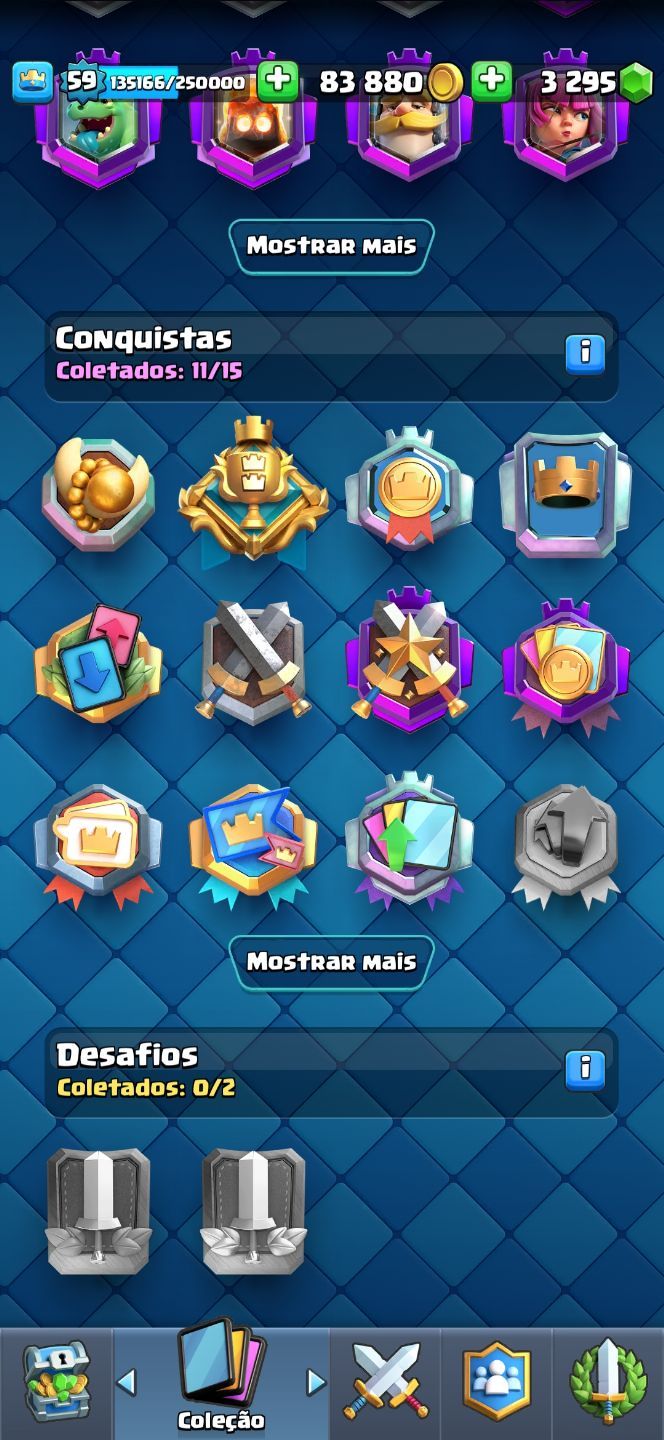 Conta de clas Royale+ brawl Star