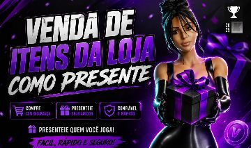 (ITENS DA LOJA) VIA PRESENTE NO FORTNITE -PROMOÇÃO - PREÇOS ANTIGOS