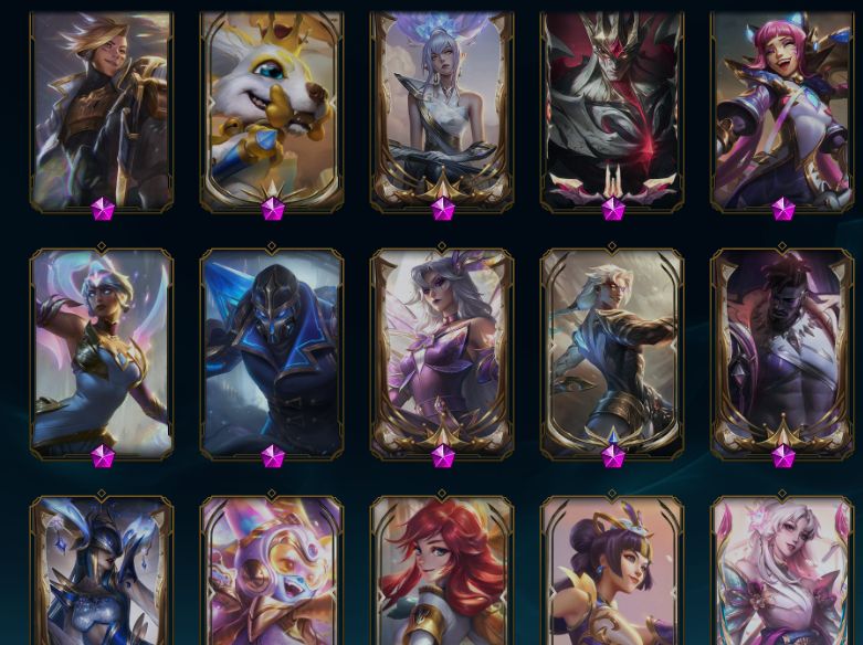 CONTA LOL LV 1016 | 466 SKINS | 407 EMOTES