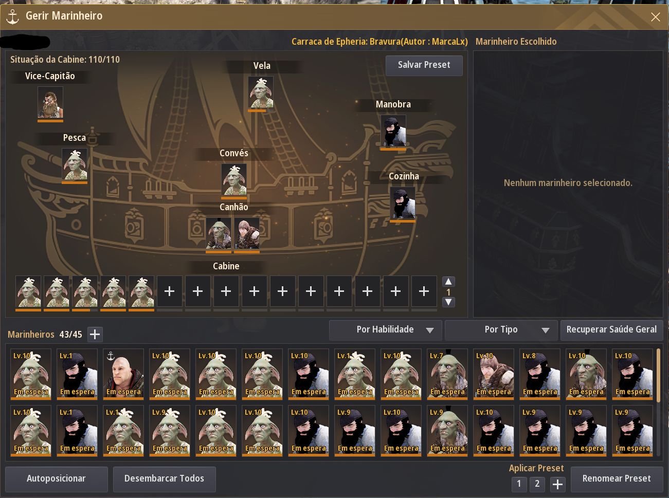 V.Acc 818 GS | Gear do Mar+45 marinheiros | Gear Life Skill | Krogdalo | Trajes