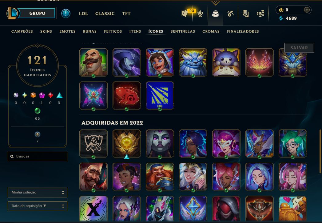 Conta LoL Diamante 4