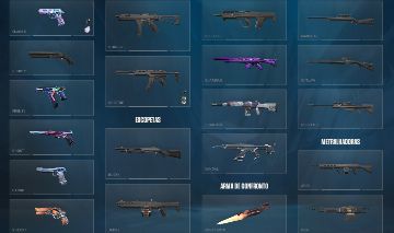 Conta Valorant skin faca Butterfly Singularidade, Vandal Kuronami e mais.