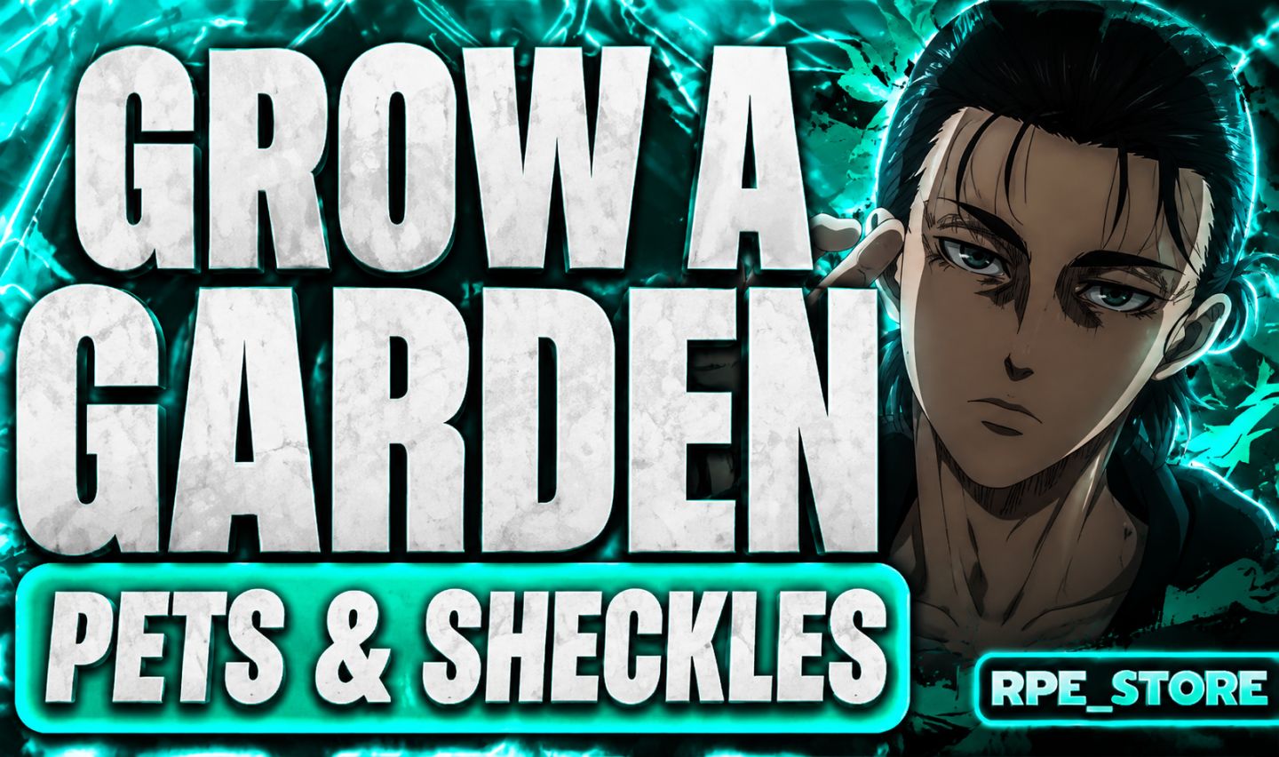 [PARA ESGOTAR TUDO] GROW A GARDEN (Pets & Sheckles)