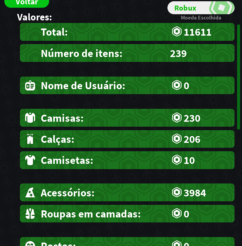 CONTA ROBLOX SUPER STACKADA