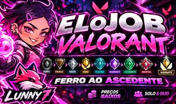 ELOJOB VALORANT BARATO | FERRO AO ASCEDENTE | MENOR PREÇO!
