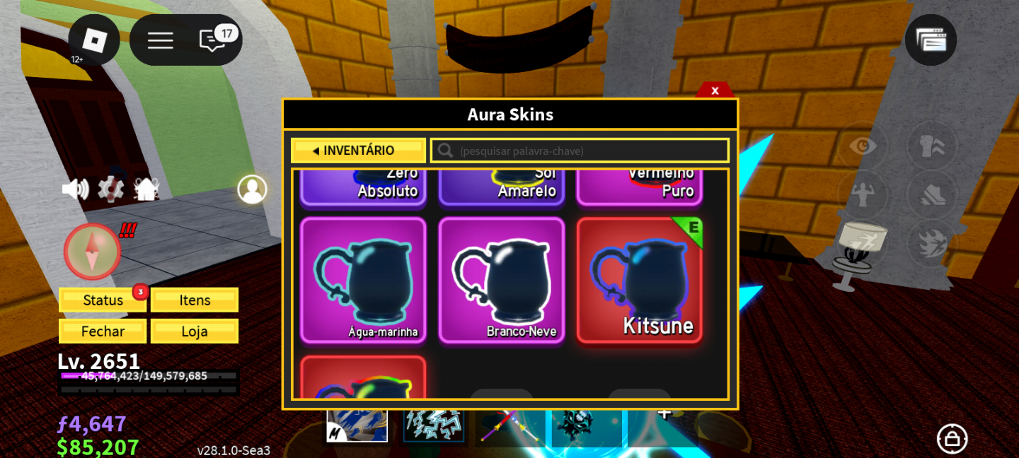 Melhor conta de blox fruits na loja! Só coisas raras