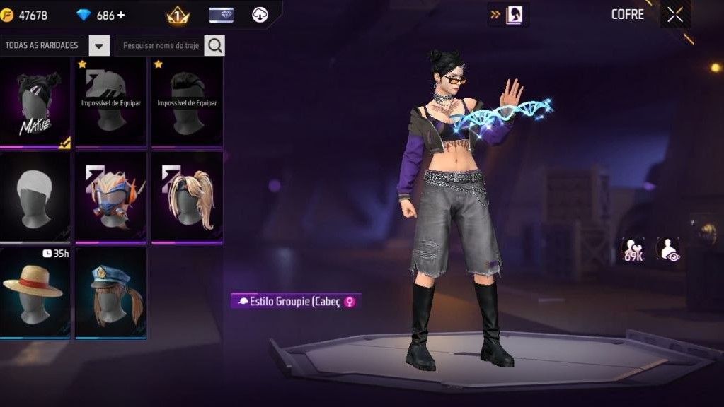 CONTA FREE FIRE LVL 15 MESTRE BR| TUNG TUNG|HYPE VISU|CAMISA FLUXO E 686 DIMAS
