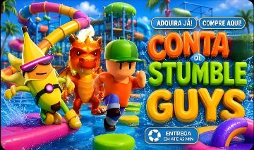 CONTA DE STUMBLE GUYS NO PREÇO!!! SKINS, HABILIDADES E ETC