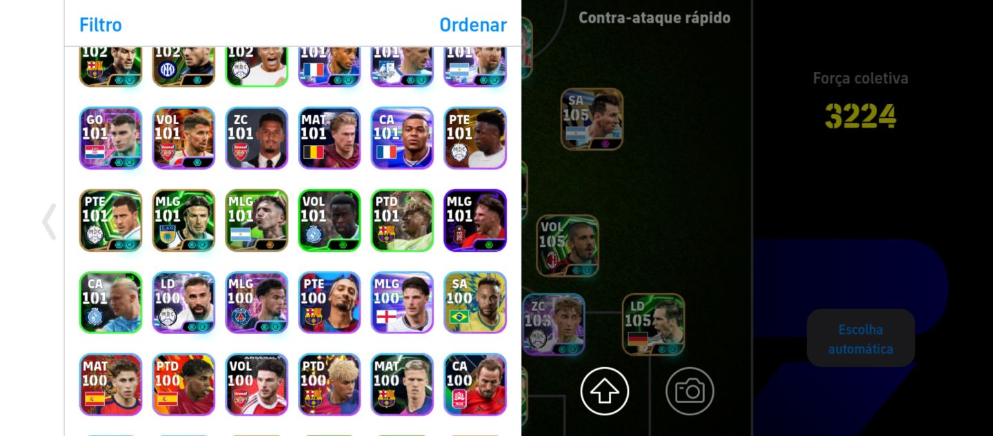 CONTA EFOOTBALL 3224 FORÇA